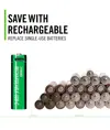 4xAA + 4xAAA 1,5V USB-C batterie ricaricabili – Certificato CarbonNeutral® (CO2 neutro) Coast