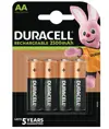 AA / HR6 / R06 / R2U Genopladelige batterier (4 stk.) duracell