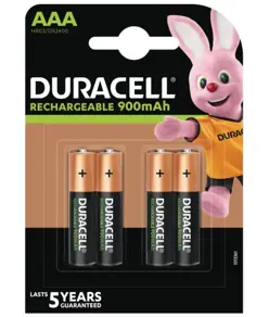 AAA / HR3 / R03 R2U Genopladelige batterier (4 stk.) duracell