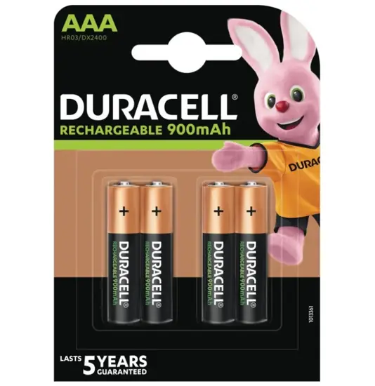 AAA / HR3 / R03 R2U Genopladelige batterier (4 stk.) duracell