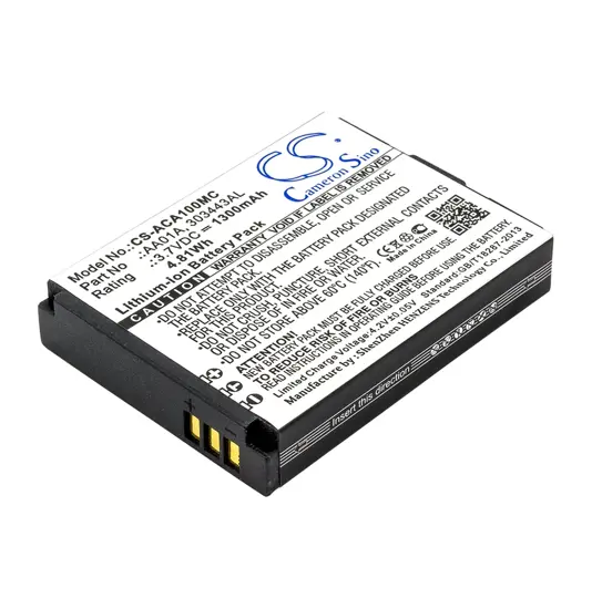 Akku für ACTIVEON kamera CX GOLD - 1300mAh