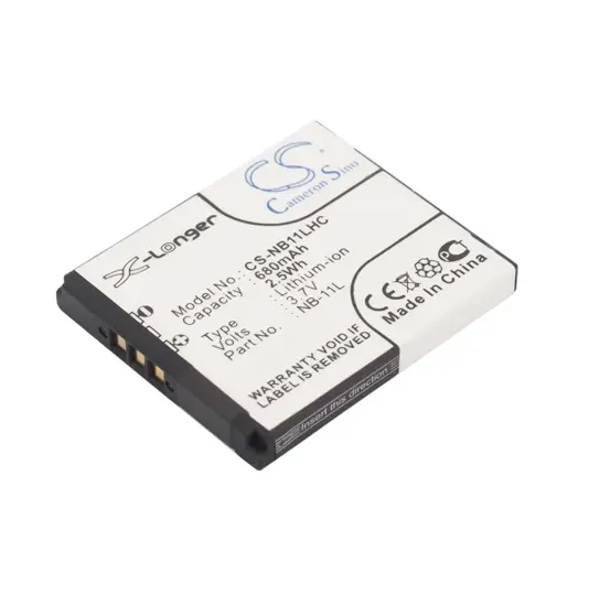 Akku für Canon kamera ELPH 110 HS - 680mAh