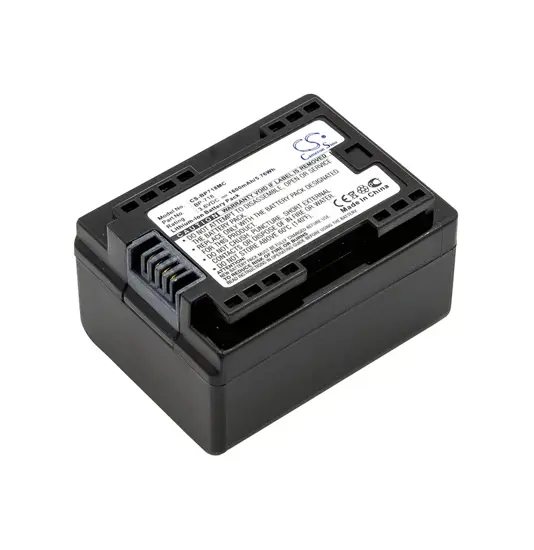 Akku für Canon kamera IXIA HF M56 - 1600mAh