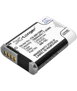 Akku für Canon kamera LEGRIA Mini X - 1900mAh