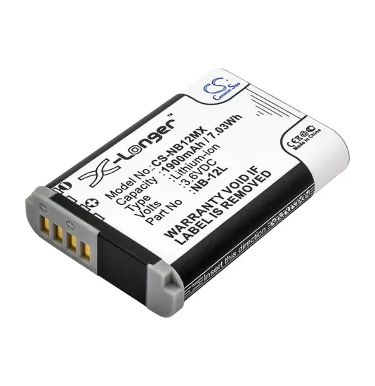 Akku für Canon kamera LEGRIA Mini X - 1900mAh
