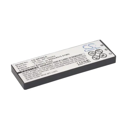 Akku für Casio kamera Exilim EX-V7 - 950mAh