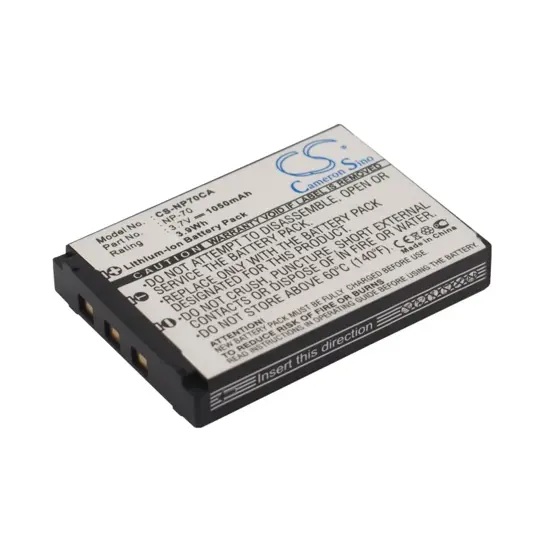Akku für Casio kamera Exilim Zoom EX-Z150 - 1050mAh