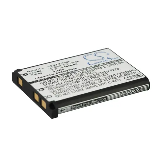 Akku für Kodak kamera EasyShare M200 - 660mAh