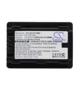 Akku für Panasonic kamera HC-250EB - 3000mAh