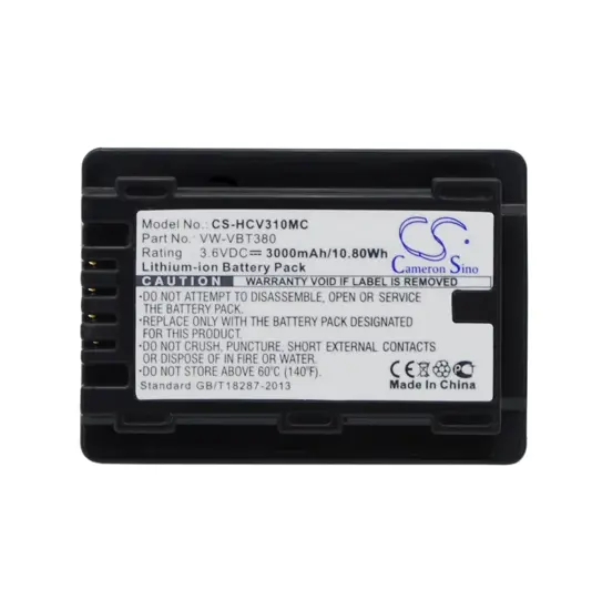 Akku für Panasonic kamera HC-250EB - 3000mAh