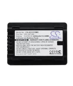 Akku für Panasonic kamera HC-250EB - 3400mAh