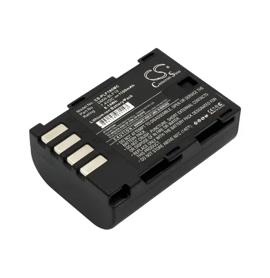 Akku für Panasonic kamera Lumix DMC-GH3 - 1100mAh