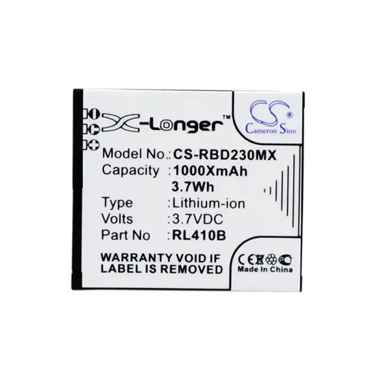 Akku für Rollei kamera Actioncam 230 - 1000mAh