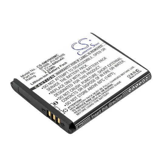 Akku für Samsung kamera EC-MV900FBPWUS - 600mAh