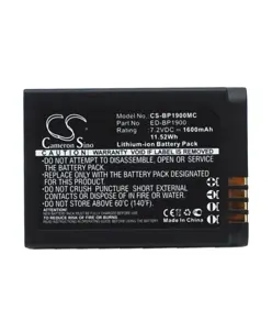 Akku für Samsung kamera EV-NX1ZZZBMBUS - 1600mAh