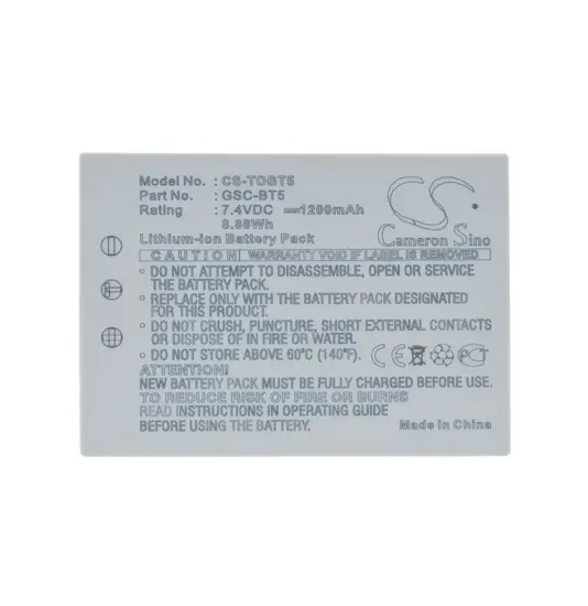 Akku für Toshiba kamera Gigashot GSC-R30 - 1200mAh