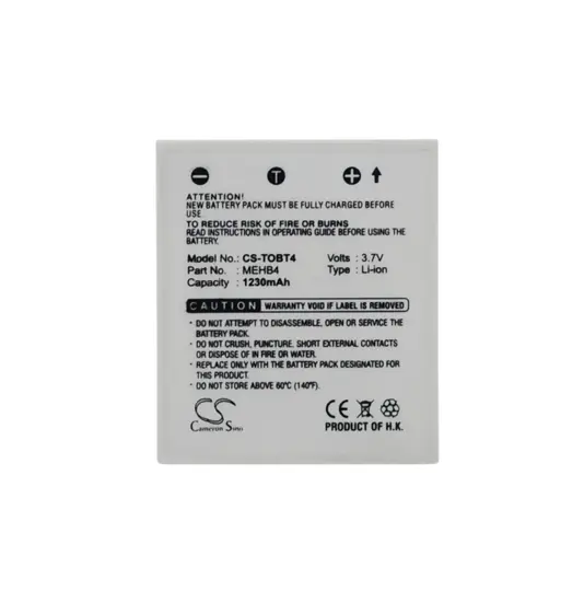 Akku für Toshiba kamera gigashot V10 - 1230mAh