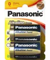 Alkaline Power D / Mono Batterier 2 Stk. Blister Panasonic