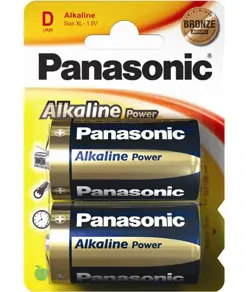 Alkaline Power D / Mono Batterier 2 Stk. Blister Panasonic