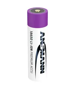Ansmann - 18650 Batteri 2600mAh (med knop)