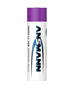 Ansmann - 18650 Batteri 2600mAh (med knop)