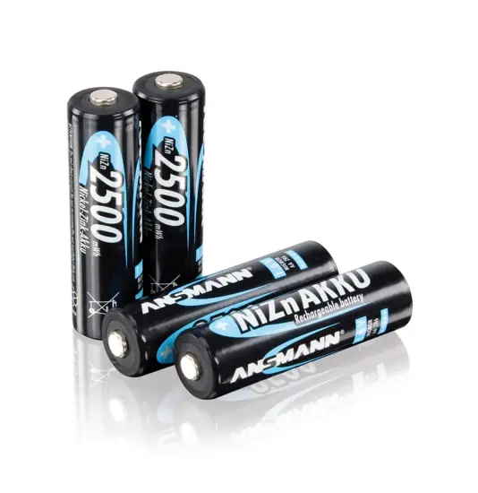 Ansmann AA / HR06 (4S) genopladelig Ni-Zn 1.6V (4 stk.)