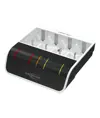 Ansmann Comfort Multi Schnell-Ladegerät mit USB Eingang für 1-4 NiMH Akkus  AAA / AA / C / D und 9V