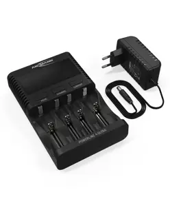 Ansmann Powerline 4 Ultra Batterieladegerät mit Display