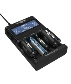 Ansmann Powerline 4 Ultra Batterieladegerät mit Display