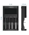 Ansmann Powerline 4 Ultra Batterieladegerät mit Display