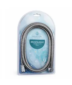 AquaLeaf Tubo doccia 1,5 metri, cromo