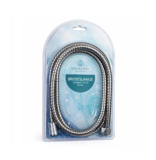 AquaLeaf Tubo doccia 1,5 metri, cromo