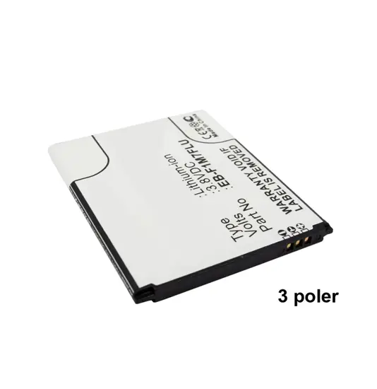 Batteri til bl.a. Samsung Galaxy S 3 Mini (Kompatibel) 3 poler
