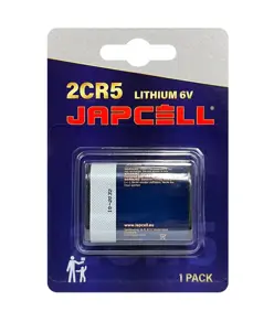 Batteria al Litio 2CR5 anche per miscelatori Oras (1 pezzo Pacco) Japcell