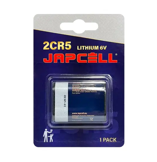 Batteria al Litio 2CR5 anche per miscelatori Oras (1 pezzo Pacco) Japcell