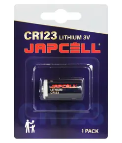 Batteria al litio CR123 Japcell