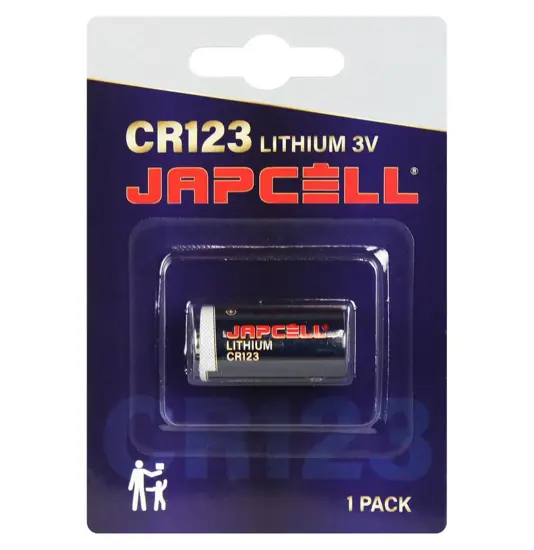 Batteria al litio CR123 Japcell