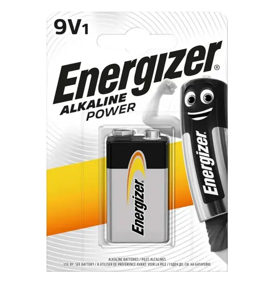 Batteria alcalina Energizer 9V / 522 (1 pz. in blister)