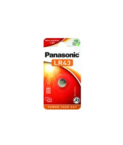 Batteria alcalina Panasonic LR43 Panasonic