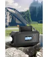 Batteria della radio di emergenza/crank/solare/USB-C (FM/DAB/Light) - Batteria extra large da 5000 mAh