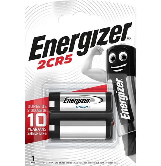 Batteria Energizer al litio 2CR5 per foto/allarme (confezione da 1)