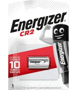 Batteria Energizer al litio per foto/allarme CR2 (confezione da 1)