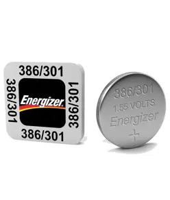 Batteria Energizer all'ossido d'argento 386 / 301 (1 confezione)