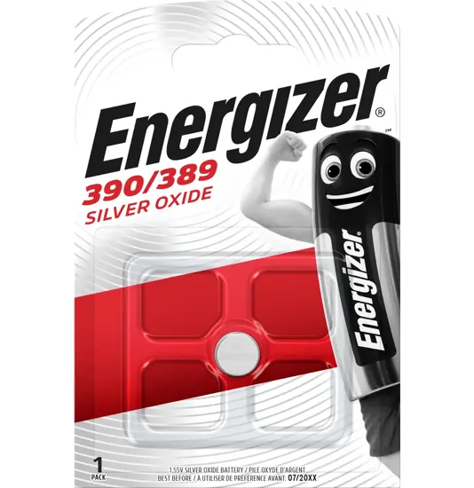 Batteria Energizer all'ossido d'argento 390 / 389 (confezione da 1)