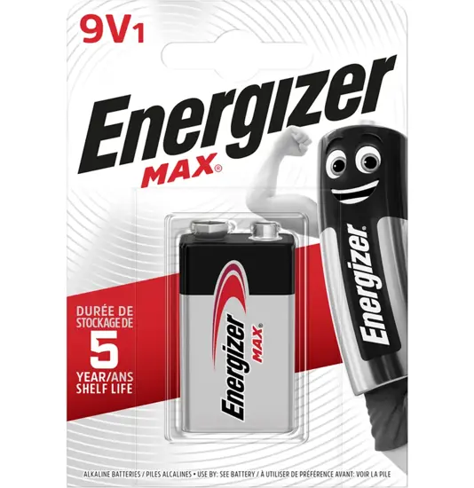 Batteria Energizer Max 9V / 522 (1 pezzo in blister)