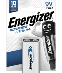Batteria Energizer Ultimate al litio 9V / 522 (confezione da 1)