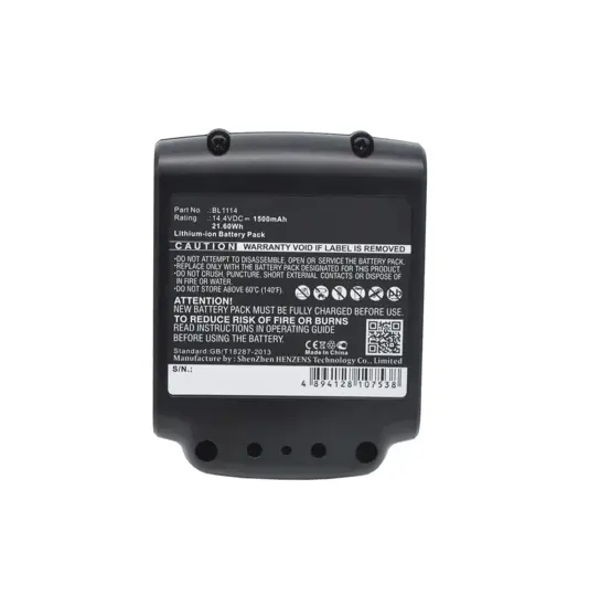 Batteria per Black & Decker ASL146BT12A, 1500mAh (compatibile)