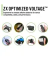 Batteria ricaricabile Coast CR123 3V USB-C 1100mAh / 2700mWh (4 pz.) Coast
