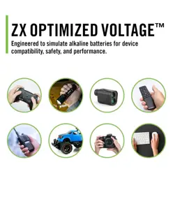 Batteria ricaricabile Coast CR123 3V USB-C 1100mAh / 2700mWh (4 pz.) Coast