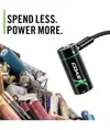 Batteria ricaricabile Coast CR123 3V USB-C 1100mAh / 2700mWh (4 pz.) Coast